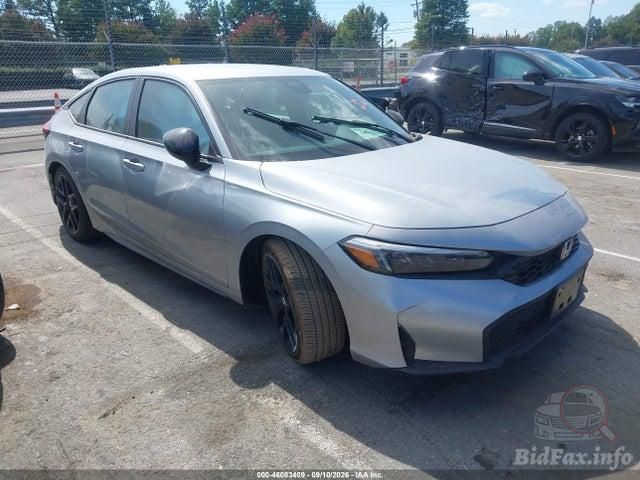 2026 Honda Civic — VIN 19XFL2H86TE025312