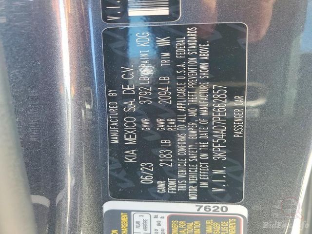 2023 Kia Forte — VIN 3KPF54AD7PE662857 — Lot photographs 12
