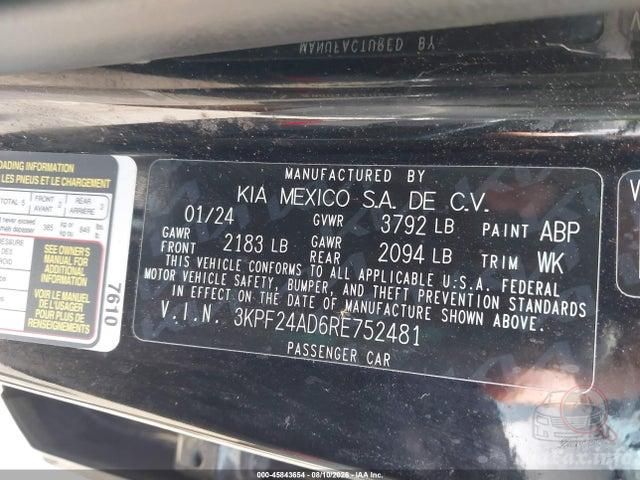 2024 Kia Forte — VIN 3KPF24AD6RE752481 — Lot photographs 9