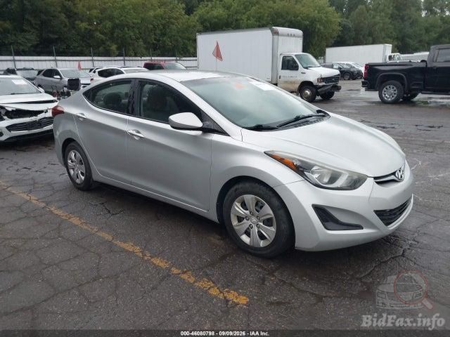 2016 Hyundai Elantra — VIN 5NPDH4AE2GH703351
