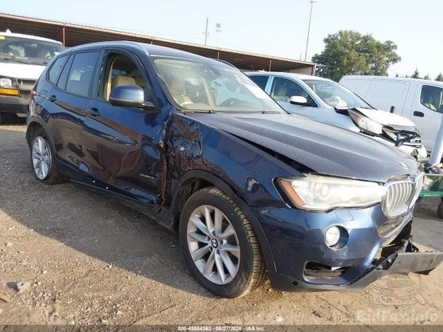 2016 Bmw X3 — VIN 5UXWX9C57G0D73694