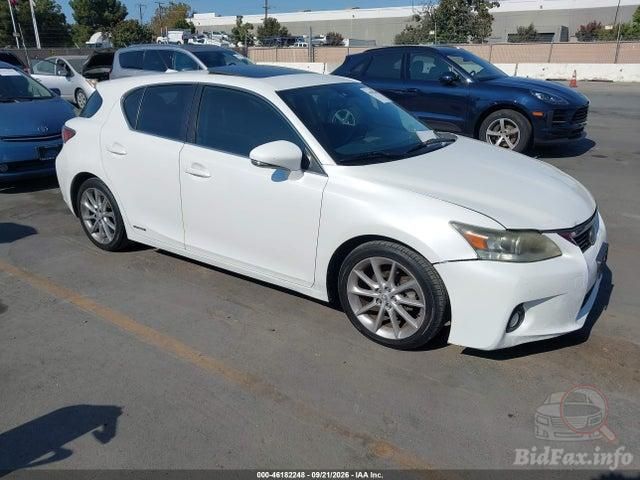 2012 Lexus Ct — VIN JTHKD5BH2C2095035